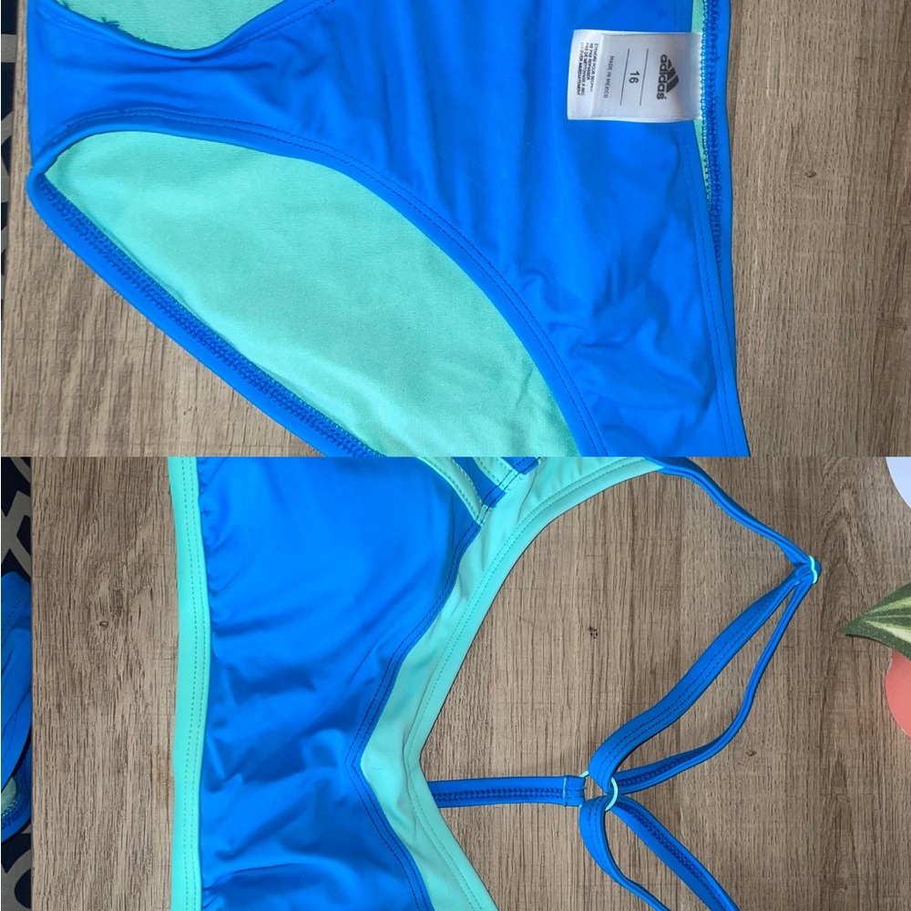Adidas Blue & Teal Bikini Set
